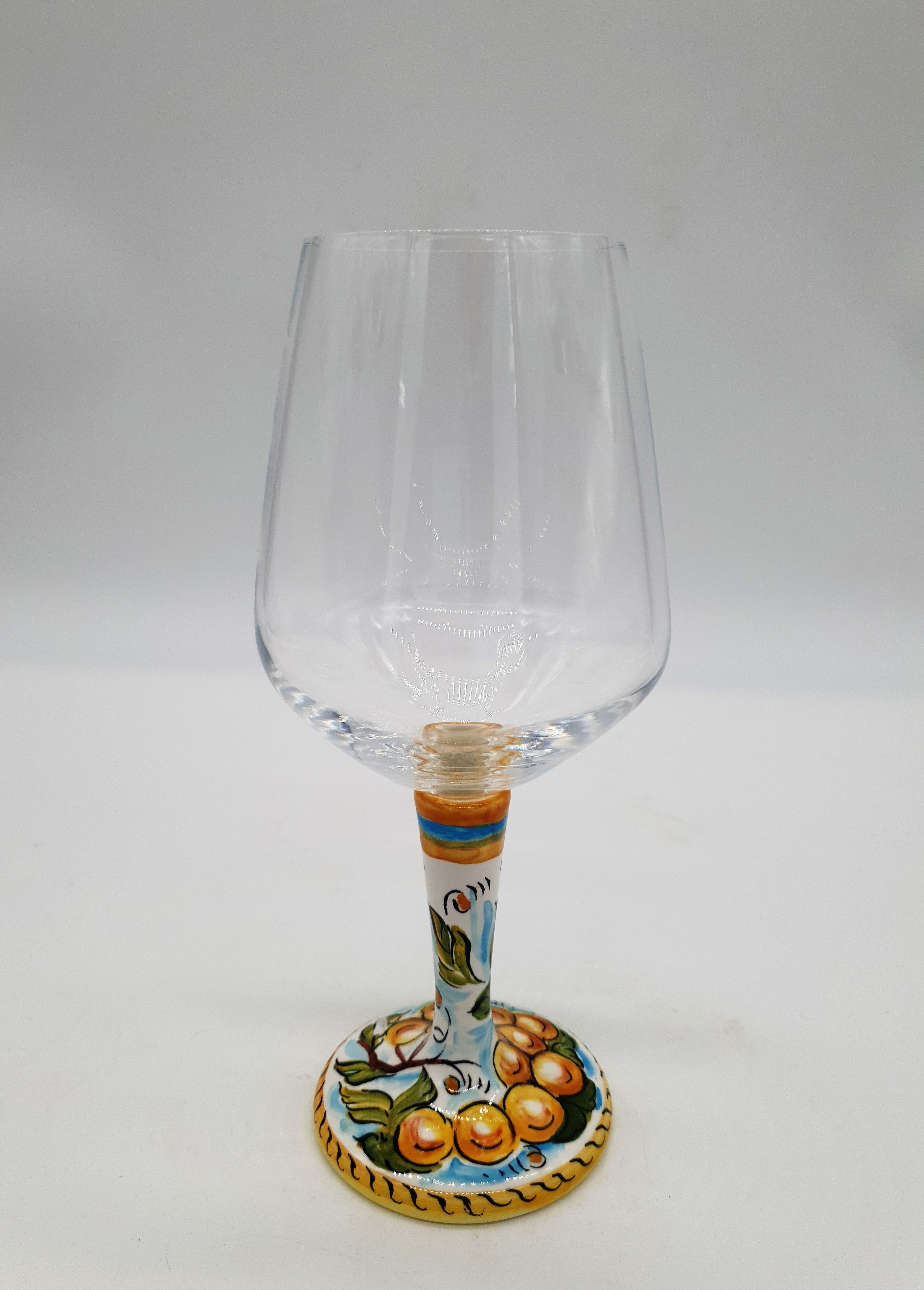 Glass for Wine Ceramic and White Grape Glass
