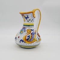 Vaso Manico Alto Decoro Raffaellesco