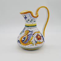 Vaso Manico Alto Decoro Raffaellesco