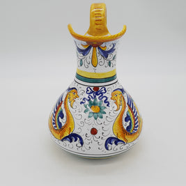 Vaso Manico Alto Decoro Raffaellesco