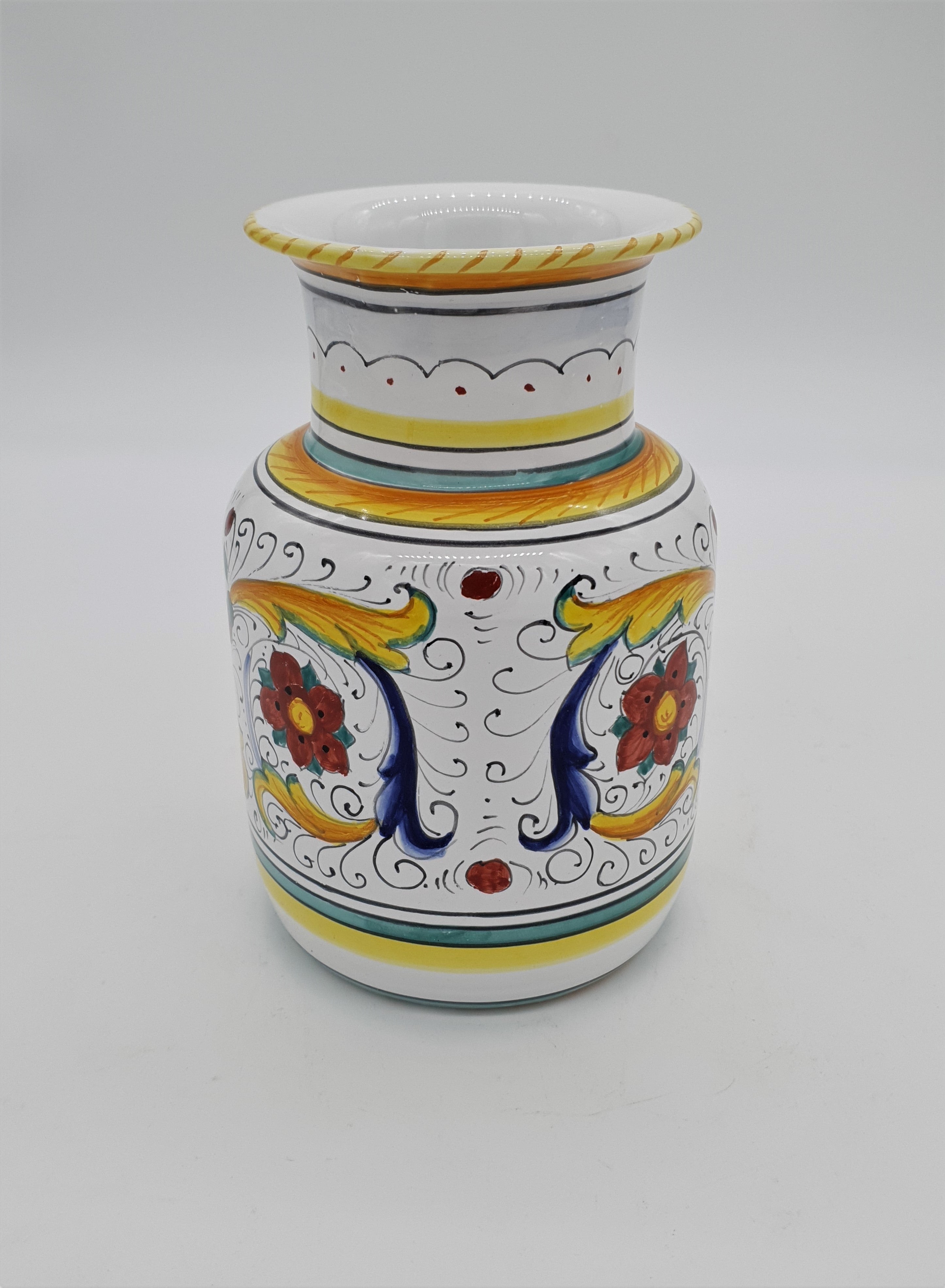 Vaso Pancia Dritta Decoro Raffaellesco