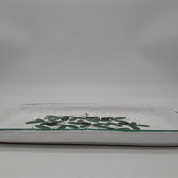 Vassoio Decoro Olive Fondo Bianco